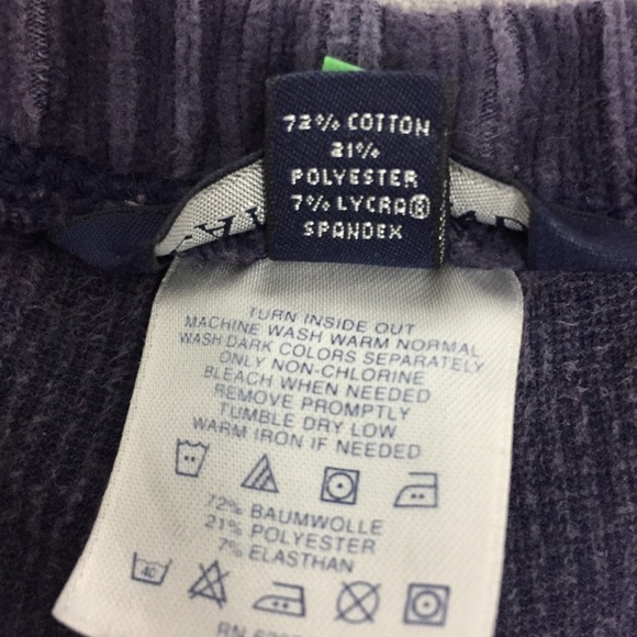 Lands End Purple Corduroy Pants Women's 14-16 - Picture 5 of 10